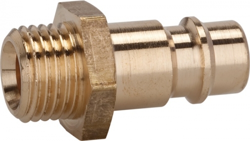 TECWERK Stecknippel MS blk Stecker DN 7,2 AG G 1/2 Zoll